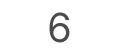 number 6 in a white circle